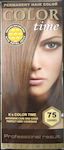 Rosa Impex Color Time Set Hair Dye 75 Caramel 40ml