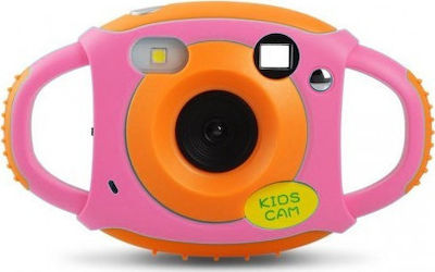 Creative Kids Camera Compact Φωτογραφική Μηχανή 5MP με Οθόνη 1.77" και Ανάλυση Video Full HD (1080p) Πορτοκαλί / Ροζ
