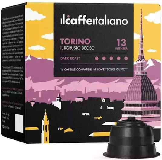 IL Caffe Italiano Κάψουλες Espresso Torino Συμβατές με Μηχανή Dolce Gusto 16caps