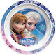 Trudeau Baby Food Plate Frozen Snow made of Melamine Purple