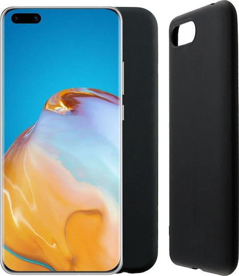 Volte-Tel Задна корица Силикон Черен (Huawei P40)
