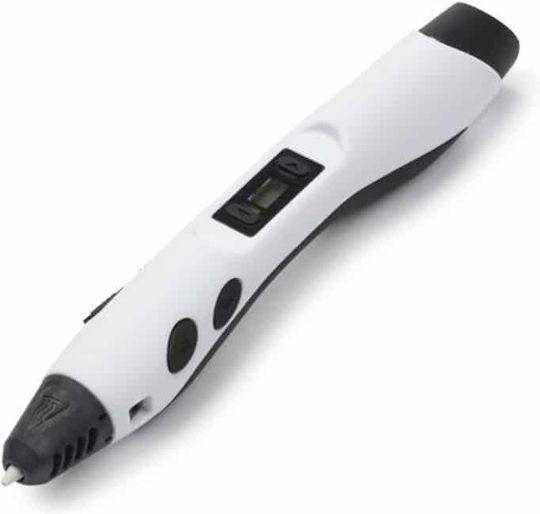 Real Filament 3D Pen Pro Real LCD Display Λευκό