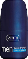 Ziaja Men Duo Concept Antiperspirant Deodorant sub formă de Roll-On 60ml
