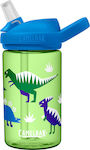 Camelbak Πλαστικό Παγούρι με Καλαμάκι Eddy Kids Hip Dinos 400ml