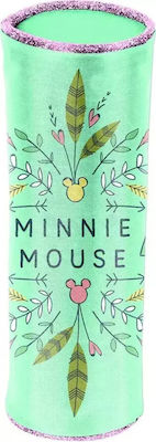 Paso Minnie Mouse Penar Cilindric cu 1 Compartiment Verde