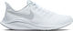 Nike Air Zoom Vomero 14 Femei Pantofi sport Alergare White / Aura / Metallic Silver