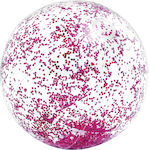 Intex Inflatable Beach Ball in Pink Color 71 cm (1pcs) with Pink Glitter