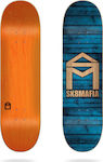 Sk8mafia House Logo Wood 8.5" Skateboard Kurzboard Buntes