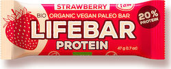 Lifefood Lifebar Μπάρα Πρωτεϊνης Φράουλα Bar Protein 47gr