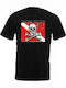 Dive Club t-shirt Schwarz