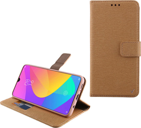 Volte-Tel Allure Magnet Wallet Synthetic Leather Gold (Xiaomi Mi A3)