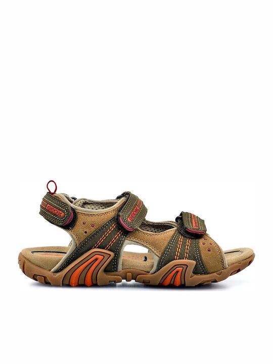 Geox Kinder Sandalen Anatomisch Braun