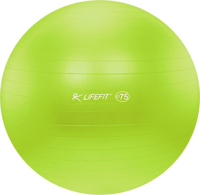 Lifefit Pro Μπάλα Pilates 75cm σε πράσινο χρώμα