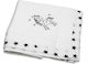 abo Cookie Cotton Swaddle Wrap White 90x90cm.