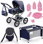 Bayer Design Doll Stroller Σετ Αξεσουάρ 15051AB