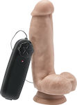 ToyJoy Cock With Balls & Remote Realistic Vibrator 15.2cm Carne