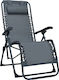 vidaXL Lounger-Armchair Beach Gray 65x50cm