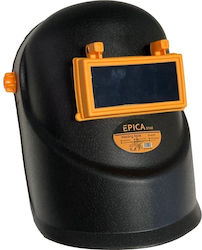 Epica Star Welding Helmet with 108x50mm Visual Field with Flip Front Black