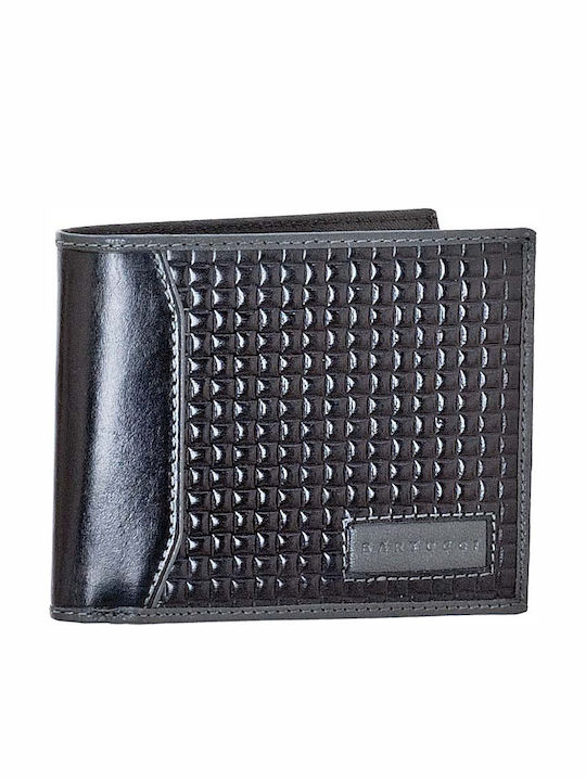 520-202 Кожен Мъжки Портфейл Черен