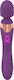 Javida Double Vibro Massager Δονητής Μασάζ 21cm Purple