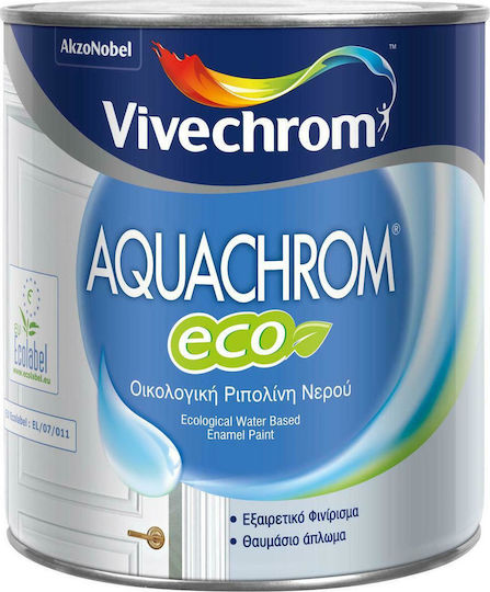 Vivechrom Ripolin Екологичен за Вода Aquachrom Eco 0.75лт Бял Мат