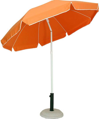 Campus Foldable Beach Umbrella Diameter 2m with UV Protection Orange