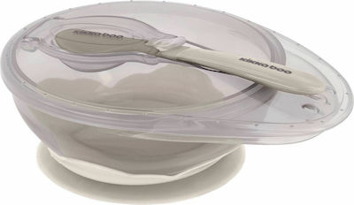 Kikka Boo Bowl With Spoon Beige