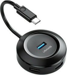 Usams SJ415 USB Hub 4 Ports USB-C SJ415HUB01 Usams SJ415 USB Hub 4 Ports USB-C SJ415HUB01