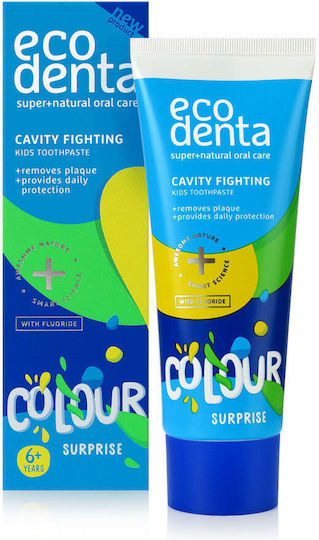 Ecodenta Colour Surprise Children's Toothpaste for 6+ Years 75ml