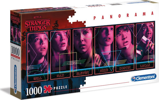 Stranger Things Panorama Puzzle 2D 1000 Pieces