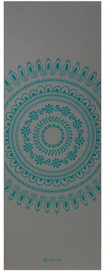 Gaiam Marrakesh Exercise Mat Gray (198x66x0.6cm)