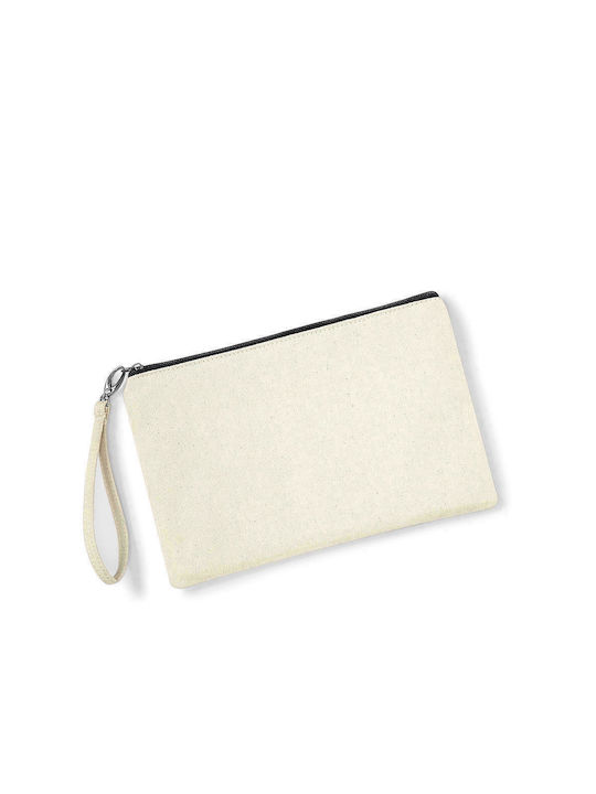 Toiletry Bag in Beige color 26cm