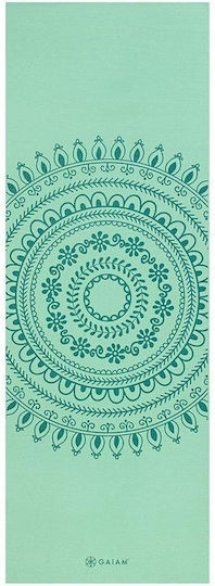 Gaiam Marrakesh Στρώμα Γυμναστικής Yoga Τιρκουάζ (173x61x0.6cm)