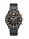Emporio Armani Ceramic Men's Watch 43mm Chronograph Battery with Black Ceramic Bracelet