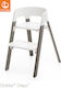 Stokke Steps Bundle Hochstuhl & Holzsitz White