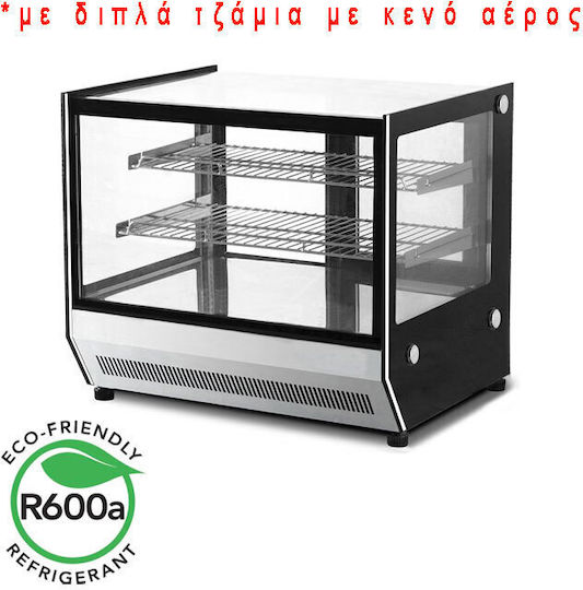 Lappas Фризерна Витрина Настолна с 3 Нива с Капацитет 210лт 120x53x73см