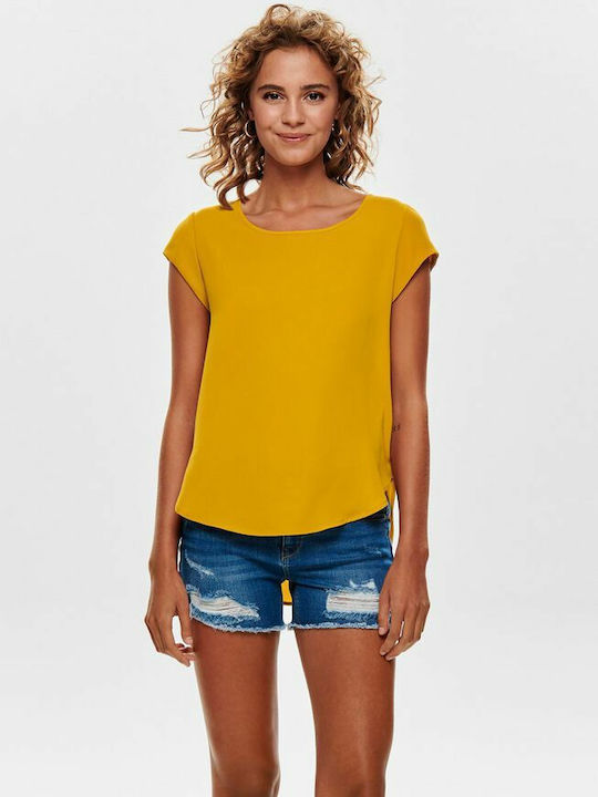 Only Women's T-shirt Golden Yellow