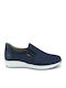 Ragazza Leder Damen Slip-Ons Blau