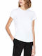 Armani Exchange Women's Cotton Blouse White 8NYT74Y8C7Z-1000