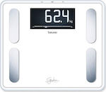 Beurer BF 410 Signature Line Digital Bathroom Scale with Body Fat Counter White