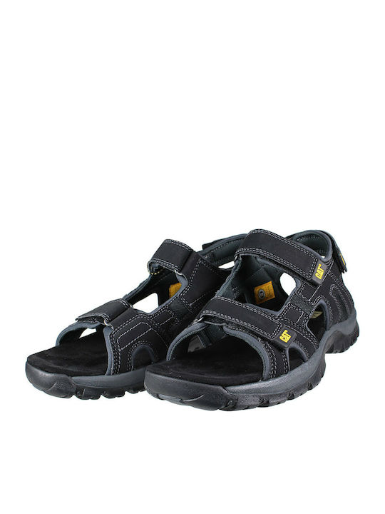 CAT Footwear Giles Ανδρικά Σανδάλια σε Μαύρο Χρώμα