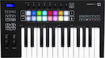 Novation Midi Keyboard Launchkey MkIII με 25 Πλήκτρα σε Μαύρο Χρώμα