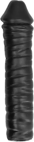 All Black Raps Ρεαλιστικό Dildo Μαύρο 38cm