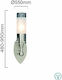 Home Lighting Korina Modern Lamp Wall with Socket E14 Silver 7x10x7cm