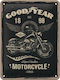 Nostalgic Art Semnează de Perete din Metal Goodyear - Motorcycle 15x10x20cm 1pcs