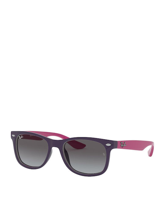 Ray Ban Wayfarer Unbreakable Square Kids Sunglasses With Mirror Lens Multicolour