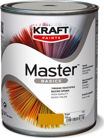 Kraft Master Basics Plastic Paint for Interior Use Black 3lt