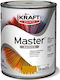 Kraft Master Basics Πλαστικό Χρώμα για Εσωτερική Χρήση Κόκκινο 750ml