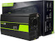 Green Cell Power Инвертор за кола Модифицирана синусоидална вълна 1500W за преобразуване на 24V DC в 230V AC с 1xUSB