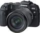 Canon Mirrorless Φωτογραφική Μηχανή EOS RP Full Frame Kit (RF 24-105mm F4-7.1 IS STM) Black